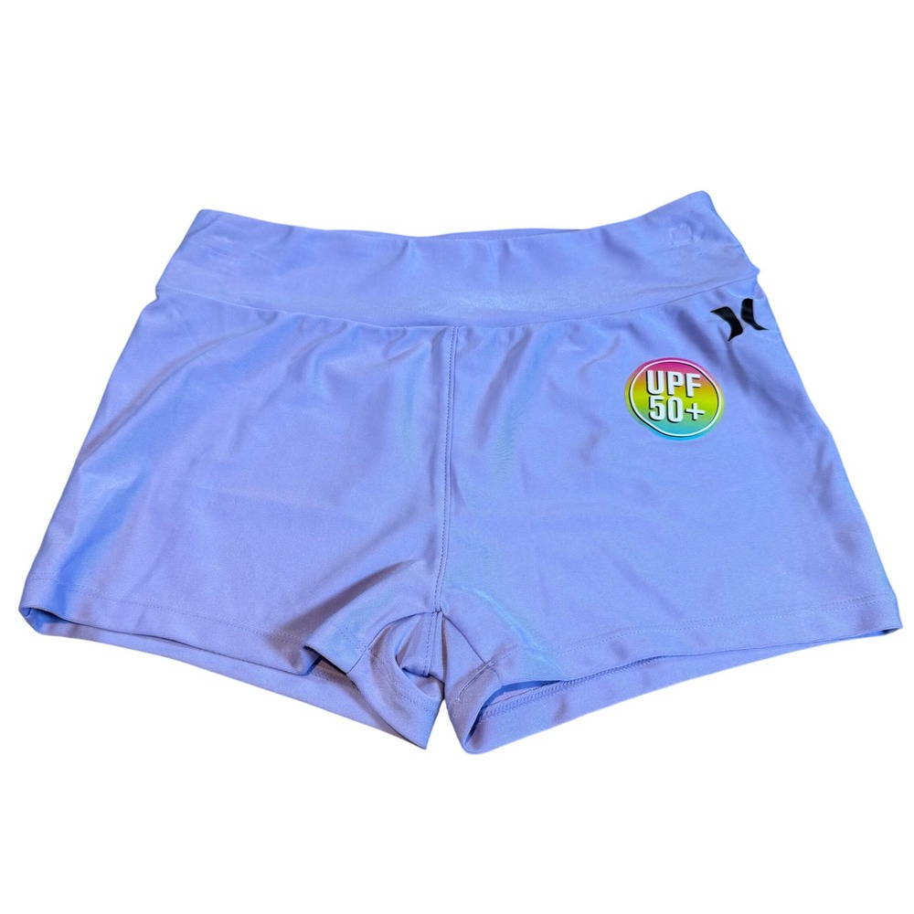 Hurley Girls Purple Pulse UPF 50+ Swim Shorts Board Shorts Size M 485331-P0X